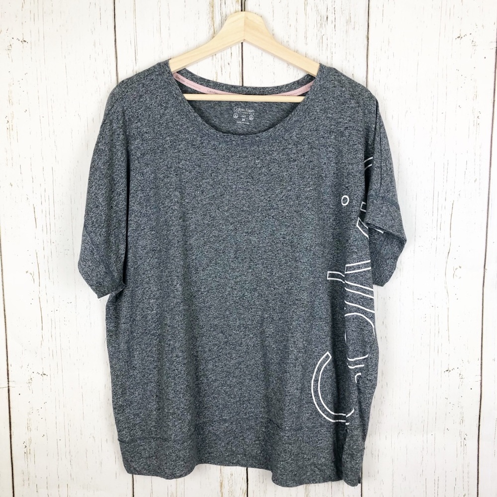 Calvin Klein Performance Grey Athletic Top